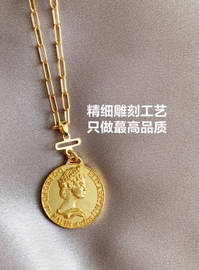 ins博主同款s925纯银18k金吊坠