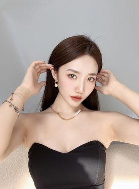 CHICWANG铜镀金时髦款式女性拼接