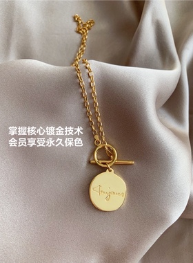 纯银纯银罗马头像吊坠毛衣项链