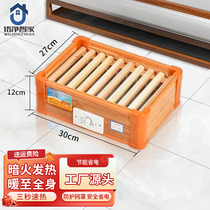 Electric heating foot instrumental solid wood baking fire stove barrel dark fire safety energy saving and power saving silent office Home Drying clothes