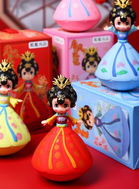 陕西文创大唐不夜城不倒翁小姐姐