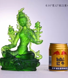 琉璃佛像绿度母藏传观世音