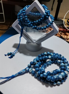 99颗珠子10毫米泰斯比哈念珠流苏豆豆手串男女通用节日礼物