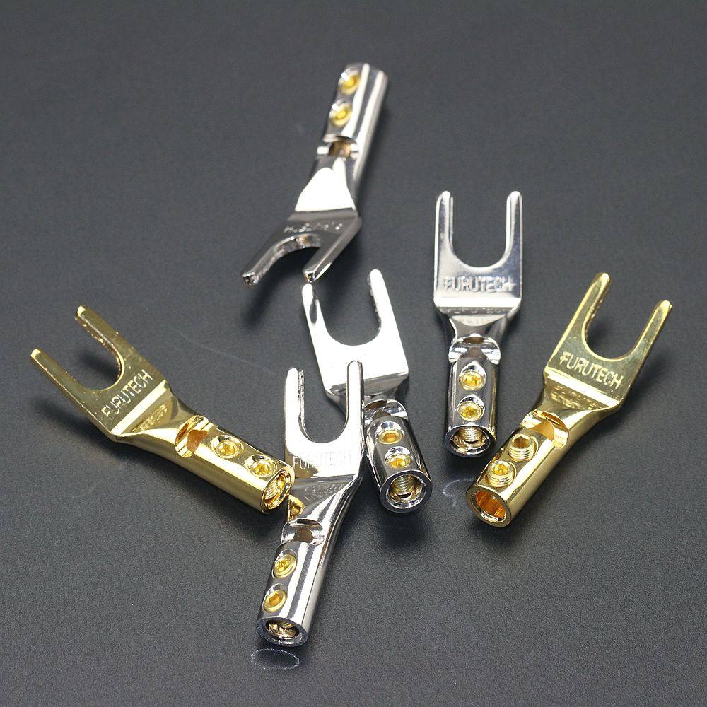 日本古河FURUTECH FP-201喇叭线Y插G/R镀金镀铑Y叉 音箱线插头,淘宝优惠券,粉丝福利购,淘宝优惠卷