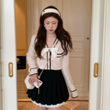 Осенний бархатный кардиган, куртка, коллекция 2021, в стиле Шанель