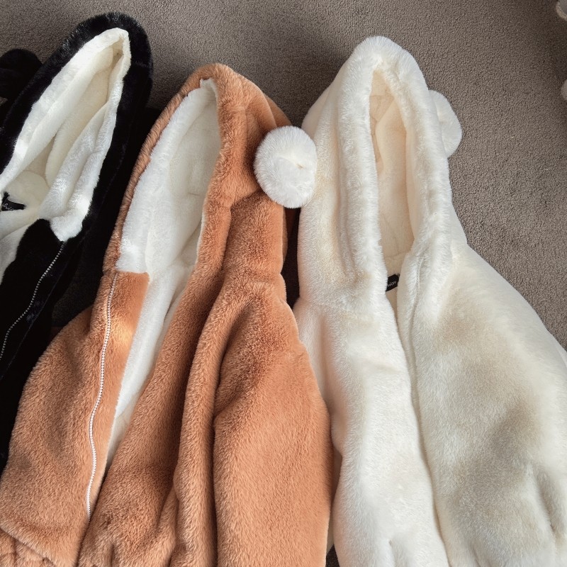 儿童仿皮草外套男女童冬季新款仿兔绒加绒加厚毛毛棉衣宝宝厚棉服,淘宝优惠券,粉丝福利购,淘宝优惠卷