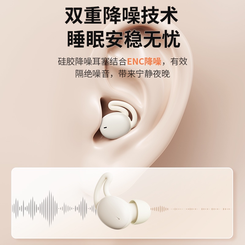 Remax梦想家睡眠真无线音乐耳机SleepBuds Z2亲肤液态硅胶5.3蓝牙 - 图2