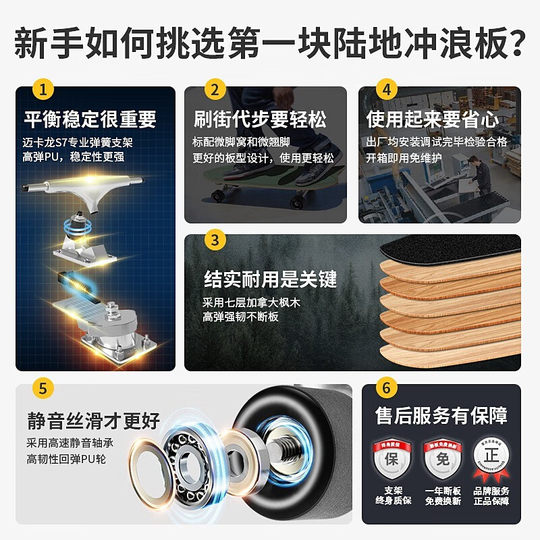 Mccaron-Landplatte, ohne in die Pedale zu treten