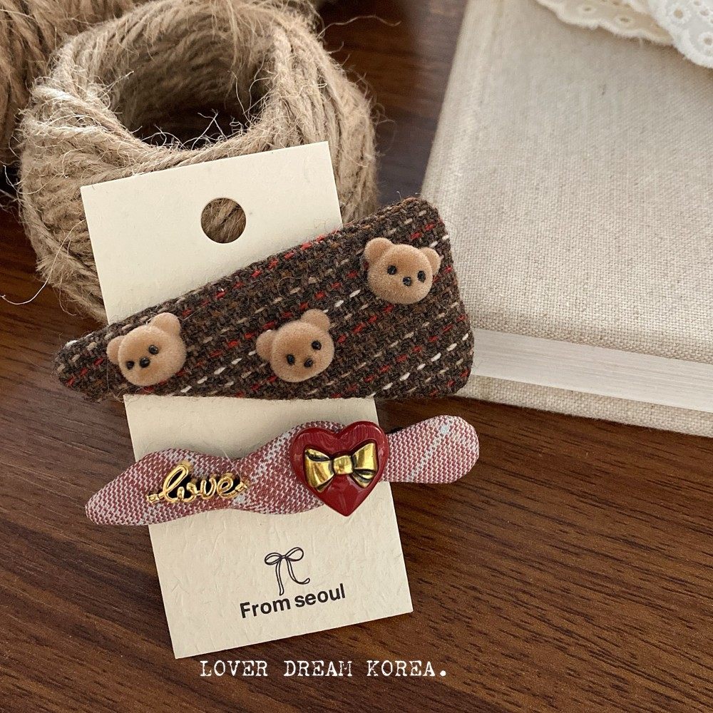 韩国东大门新款亮金蝴蝶结发夹鸭嘴夹新年优雅红色发卡ins侧边夹,淘宝优惠券,粉丝福利购,淘宝优惠卷