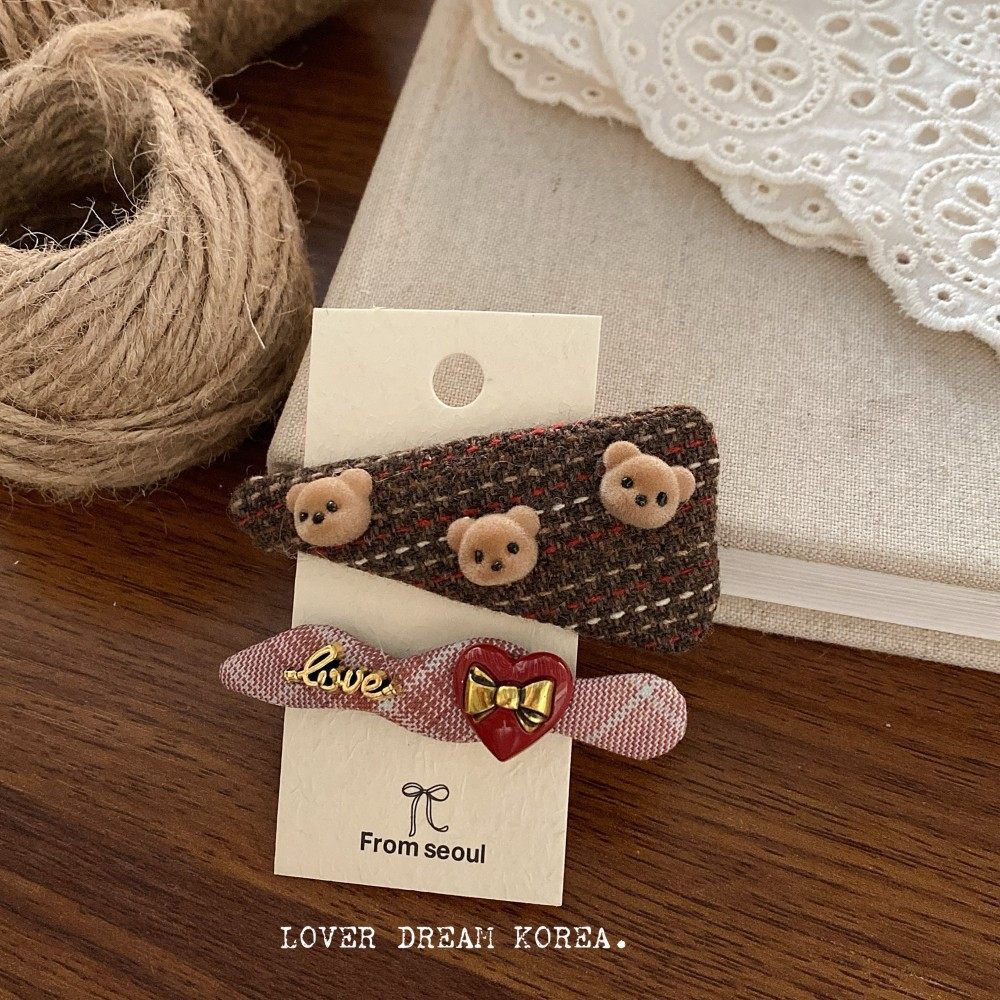 韩国东大门新款亮金蝴蝶结发夹鸭嘴夹新年优雅红色发卡ins侧边夹,淘宝优惠券,粉丝福利购,淘宝优惠卷