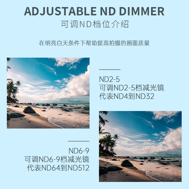 适用于大疆mini4pro可调滤镜大疆DJIMini无人机配件ND减光UVCPL偏,淘宝优惠券,粉丝福利购,淘宝优惠卷