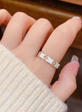 轻奢复古滴油高级感戒指