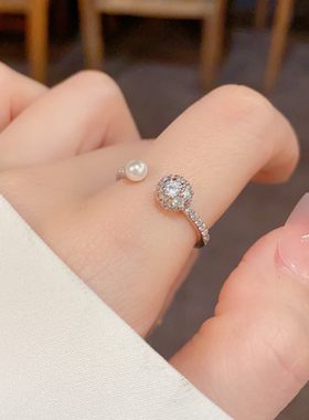 时尚珍珠轻奢高级感戒指