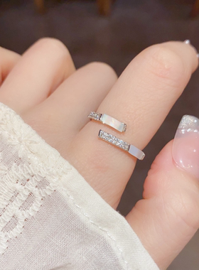 独特贝母轻奢高级感戒指