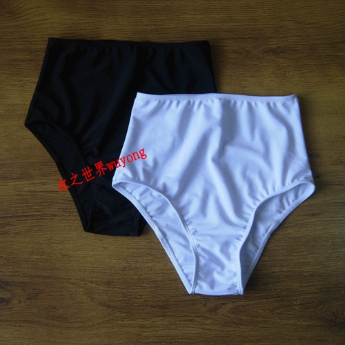 Черный белый раздельный купальник, штаны, утягивающий пояс на талию, высокая талия, увеличенная толщина