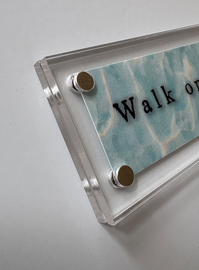 Walk on Water 创造奇迹 无所不能 励志创意磁吸冰箱贴可定制
