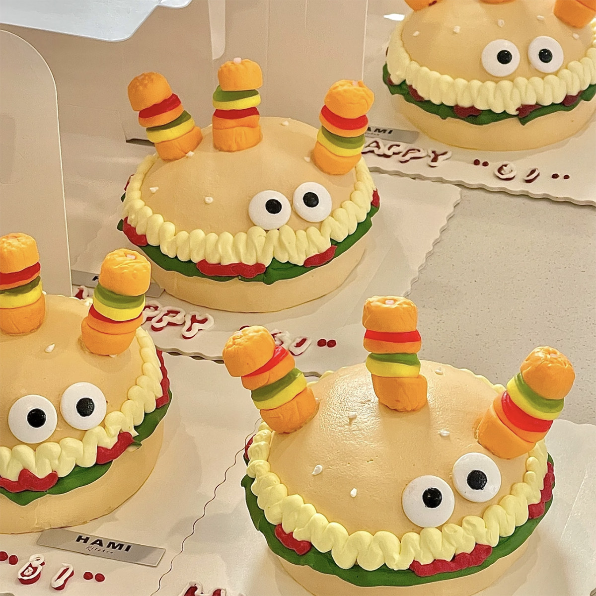 包邮六一儿童节网红蛋糕装饰可爱可食用汉堡堡薯条软糖眼睛糖珠,淘宝优惠券,粉丝福利购,淘宝优惠卷