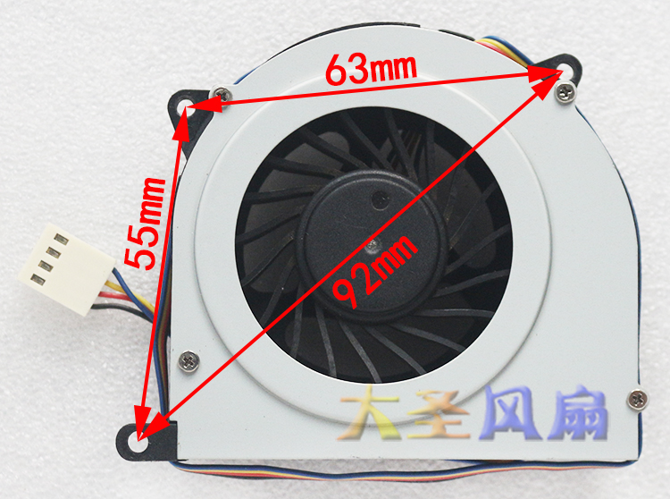 6015 7012 7016 8017 8018 115X一体机电脑3线/4线温控散热风扇 - 图0