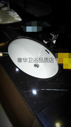 TOTO台下式洗脸盆LW548B椭圆形陶瓷智杰釉面洗面器 - 图1