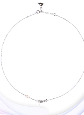 十口二冂项链飞鸟鲸鱼女ins冷淡