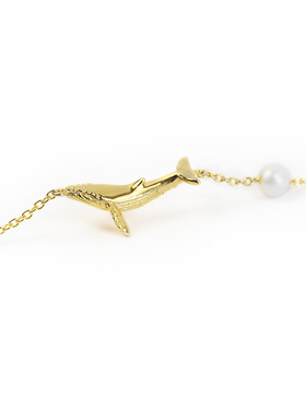 十口二冂官方店飞鸟手链纯银鲸鱼