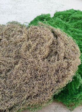 仿真苔藓块假块状苔藓假青苔造景装饰可拉扯变形