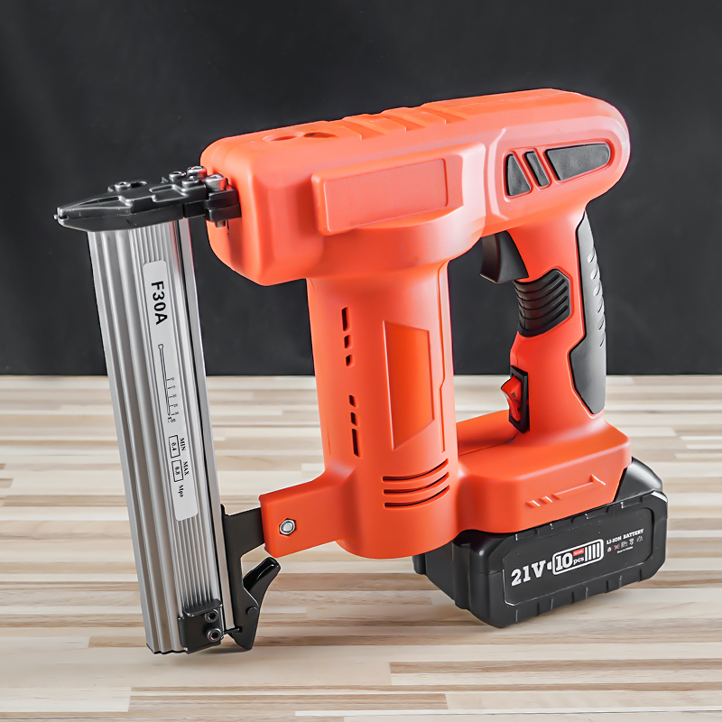 家用锂电充电式电动射钉枪打钉枪直钉枪木工钢钉门钉码钉枪气钉枪 - 图2