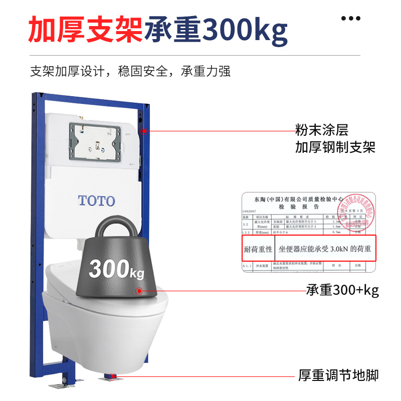 TOTO挂墙水箱坐便器CW822EB+TCF4901/3G460/4911悬挂智能自动马桶 - 图2