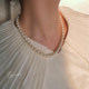 TYUSHA Pearl French Knot Necklace