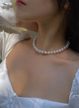 TYUSHA天然异形巴洛克珍珠项链