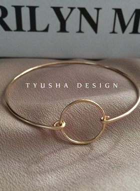 TYUSHA手镯大牌美国进口14K注金