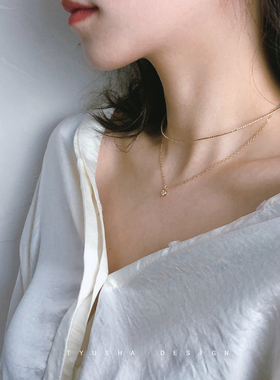 TYUSHA气质特别美国包金注金闪锆