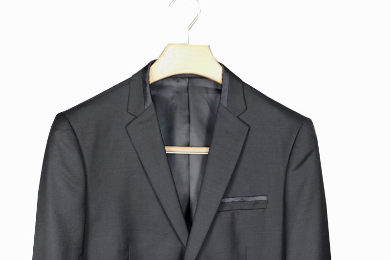 现货70%羊毛西服男二扣套装西装薄上衣 工作伴郎黑青年修身平纹,淘宝优惠券,粉丝福利购,淘宝优惠卷