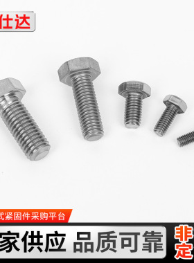 钛合金TA2纯钛外六角螺丝钛螺丝钉六角螺栓M4/M5/M6/M8/M10钛
