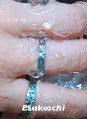 Esakoochi小众设计蝴蝶开口戒指复古高级感925纯银指环冷淡风