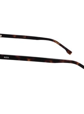 代购Hugo Boss男士太阳镜防紫外线遮光清晰视野轻盈佩戴矩形框