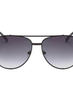 代购GUESS男士太阳镜防紫外线遮光清晰视野抗眩光飞行员款