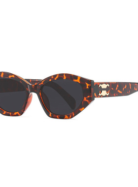 时尚穿搭装饰多边形墨镜女2026