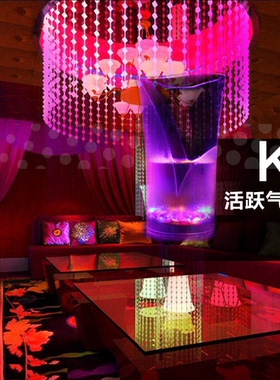 七彩发光感应水杯啤酒杯