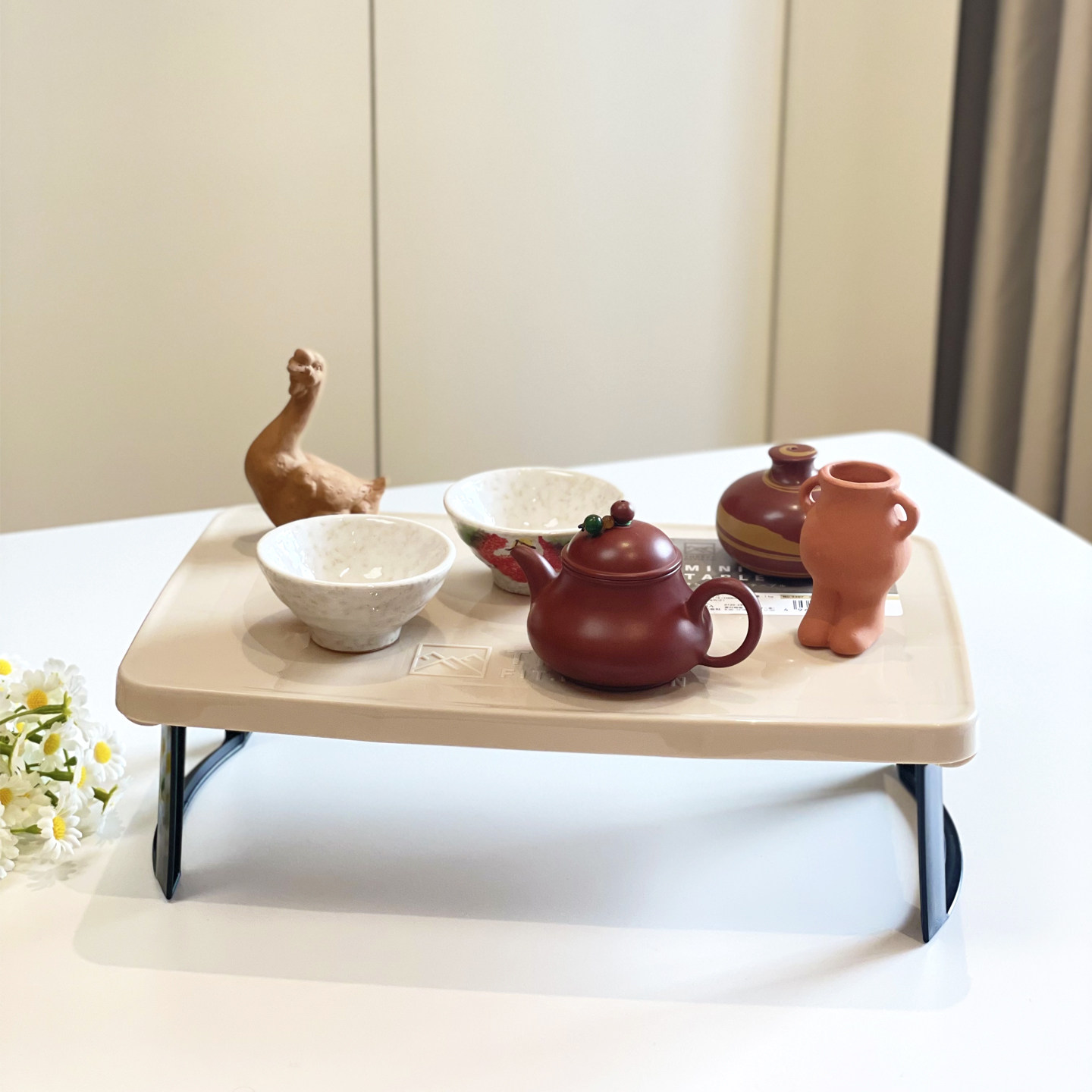 日本进口迷你折叠桌子便携户外露营小茶几车载烧烤桌宿舍床上桌板,淘宝优惠券,粉丝福利购,淘宝优惠卷