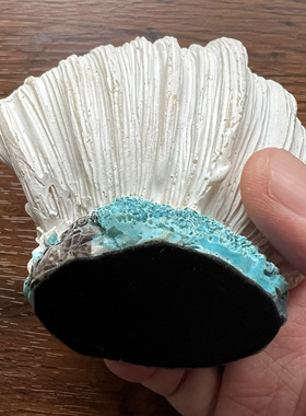 纯手工制作彩绘摩纳哥皇宫赛车树脂贝壳摆件孤品国内仅一个包邮