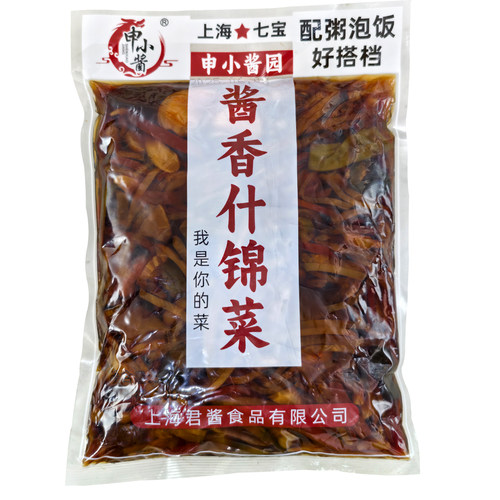 什锦菜酱香型500g老上海风味上海三林酱菜系列七宝老街小酱园下饭 - 图0