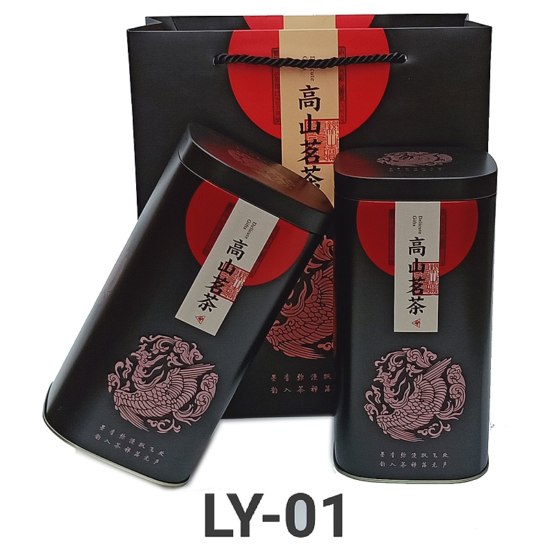 凤凰茶乌岽单丛蜜兰香茶叶罐方圆罐茶包装礼盒空铁罐盒茶2020包装 - 图1