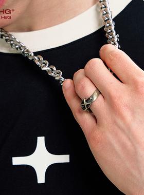 BJHG不计后果钝星尾迹情侣戒指