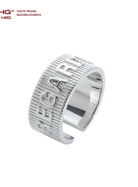 BJHG美式复古嘻哈潮牌情侣戒指