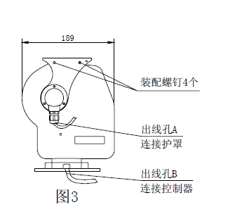 YAAN亚安YD3040室外摄像机匀速电动旋转云台 - 图0