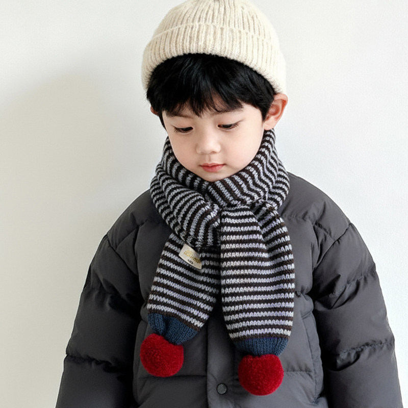 儿童围巾秋冬季男童女童围巾保暖宝宝针织围脖百搭冬天防风护脖子,淘宝优惠券,粉丝福利购,淘宝优惠卷