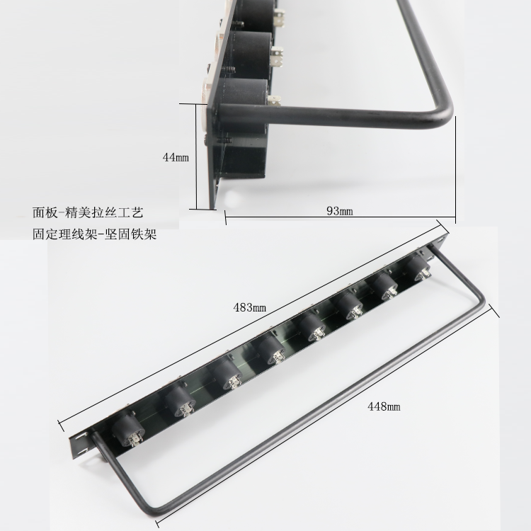 跳线板音响喇叭四芯音箱欧姆线阵音响8/12/16位1U机柜卡侬面板,淘宝优惠券,粉丝福利购,淘宝优惠卷