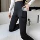 Leggings ແອວສູງ hip ຍົກ ໂສ້ງ yoga ແລ່ນ ບາງ