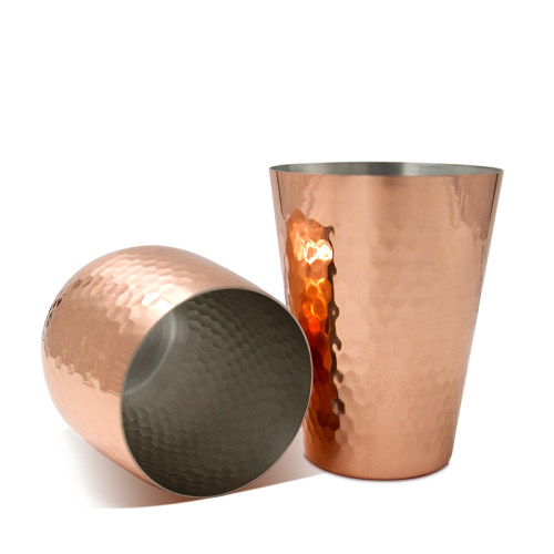 日本燕三原厂出品 铜咖啡接粉杯 EK43/小富士磨豆机咖啡接粉器 - 图0